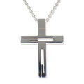 GUCCI 925 Branded G Cross Necklace Pendant