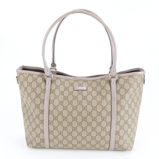 Gucci GG Supreme 197953 Leather Tote Bag Shoulder Handbag Women's