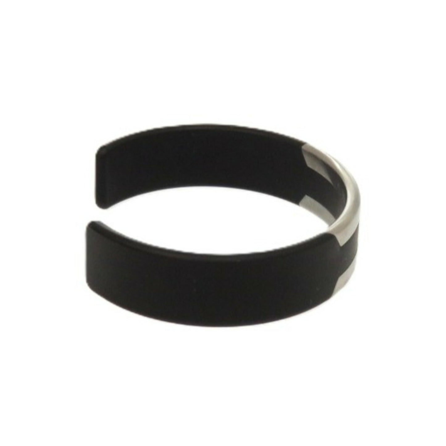 Hermès Trincafe Bangle Stainless Steel Black 0872HERMES