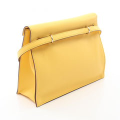 Hermes Kelly Dance II Shoulder Bag/Handbag, Leather, Calfskin (Cowhide), Veau Swift, Women's, Yellow — New - Store Return