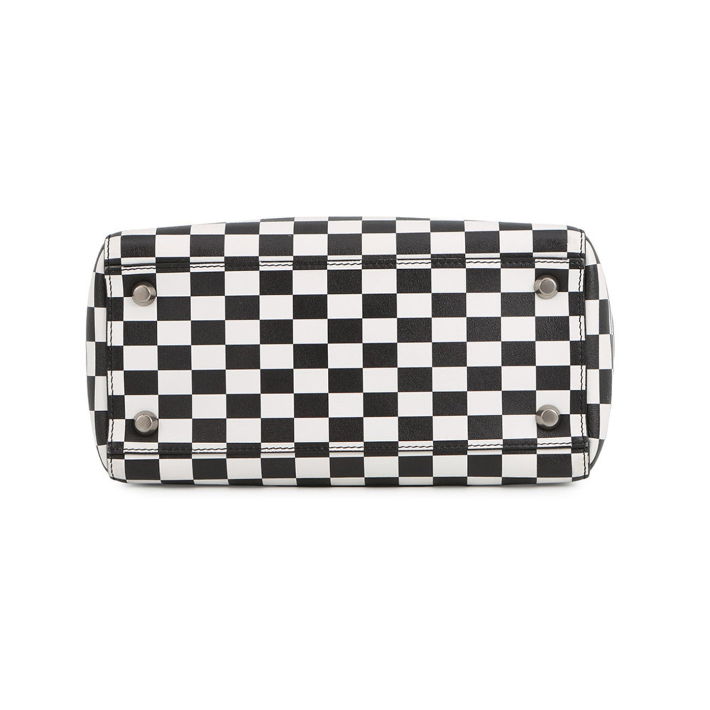 Christian Dior Lady Checker Medium Leather Handbag, 2-way