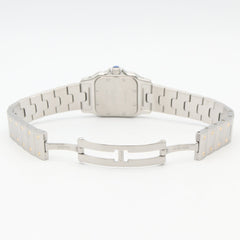 Cartier Santos Galbee SM Watch, Stainless Steel, Ladies, Silver Tone, W20012C4 — Very Good