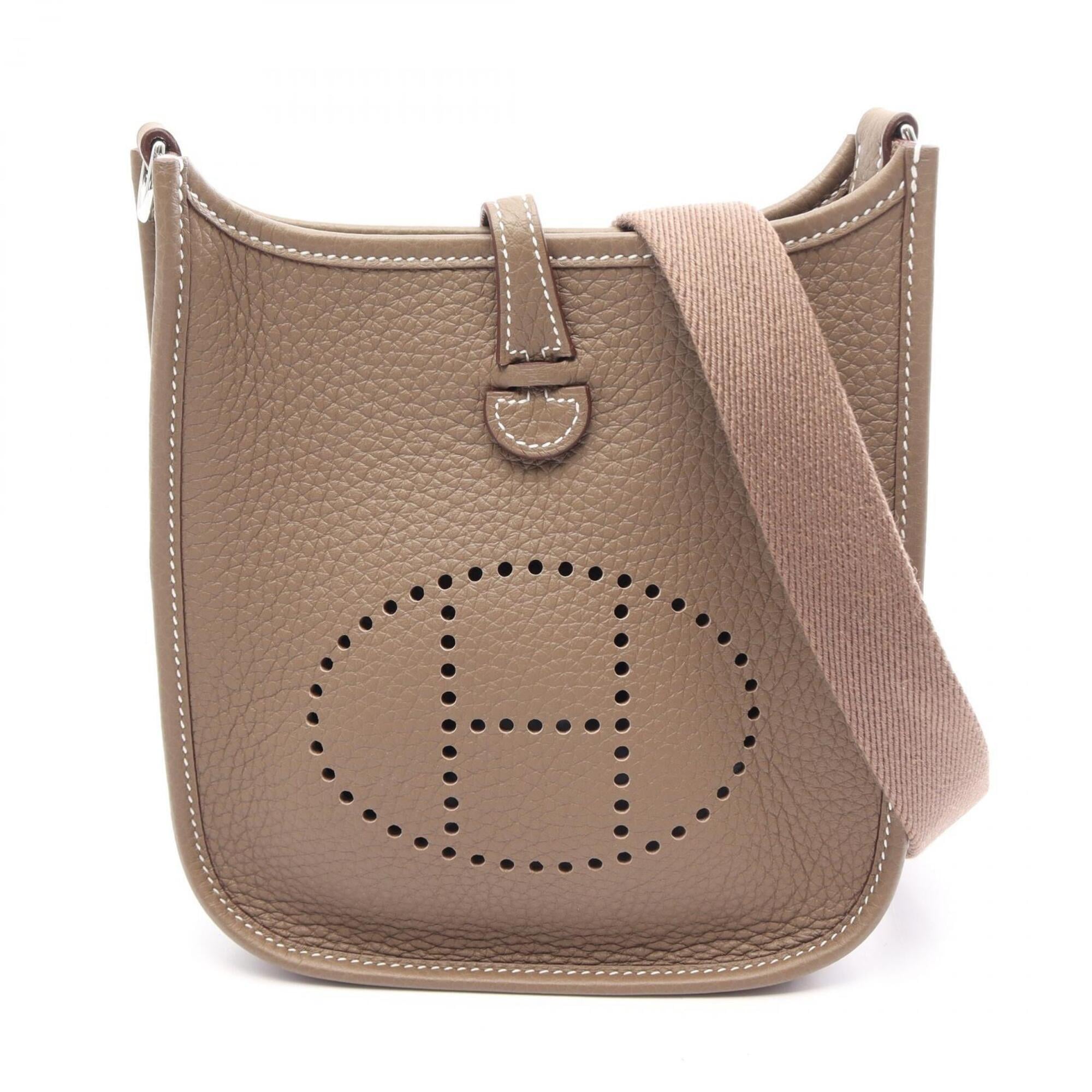Hermes Evelyne Amazon TPM Shoulder Bag/Handbag, Taurillon Clemence Leather, Women's, Gray — New - Store Return