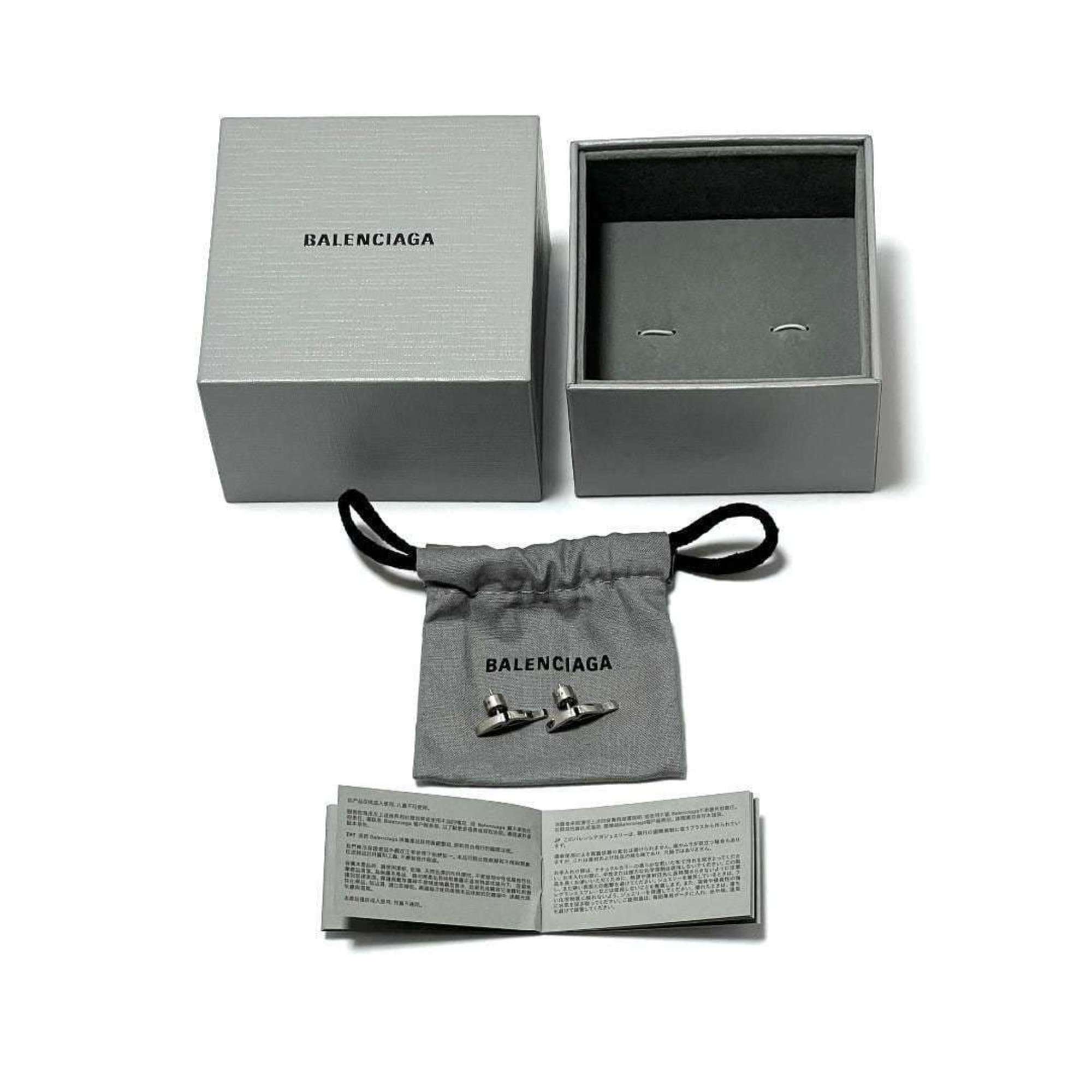 Balenciaga Men's and Women's Typo Metal Earrings — Like New