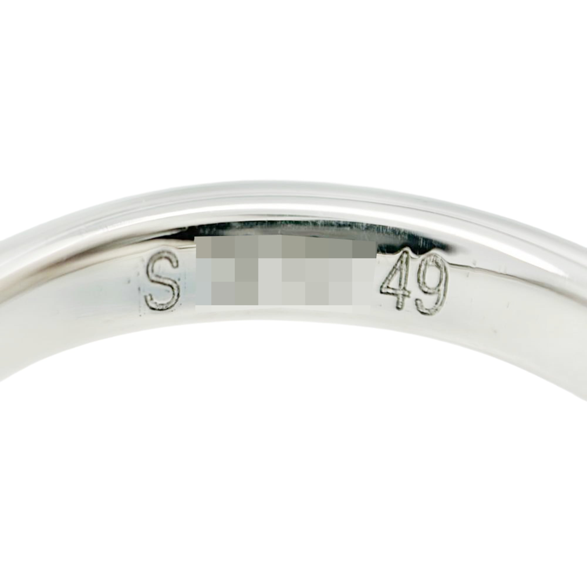 Chanel Camellia 1P Diamond Ring, Size #49, 18KWG (White Gold), 1.9g, Women's Ring — Like New