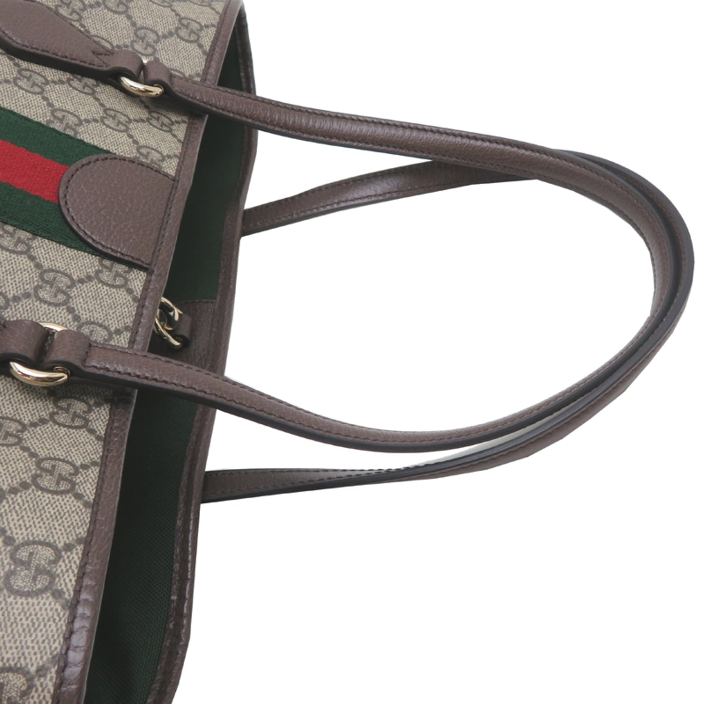 Gucci Double G Ophidia Women's Tote Bag 836831 in Brown Leather