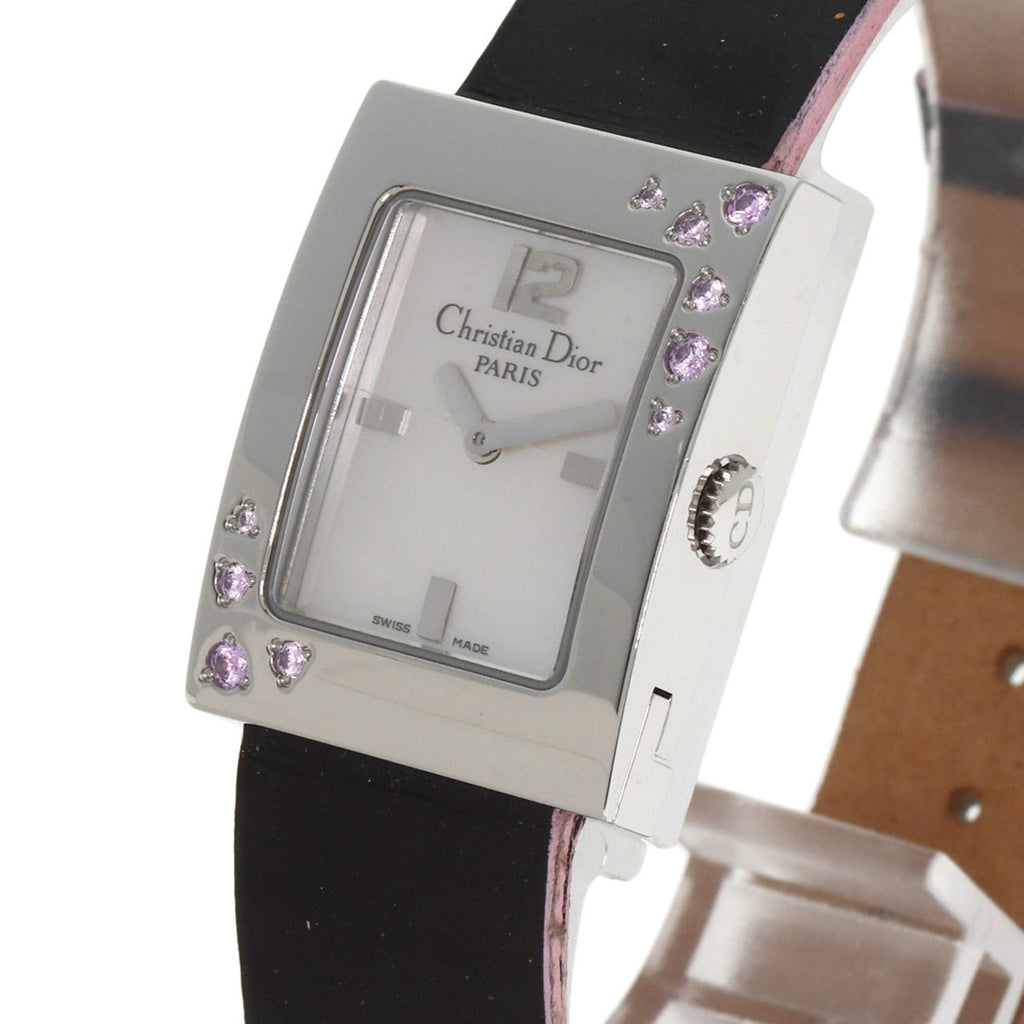 Christian Dior D78-1093 Malice Pink Sapphire Watch in Stainless Steel and Enamel for Women