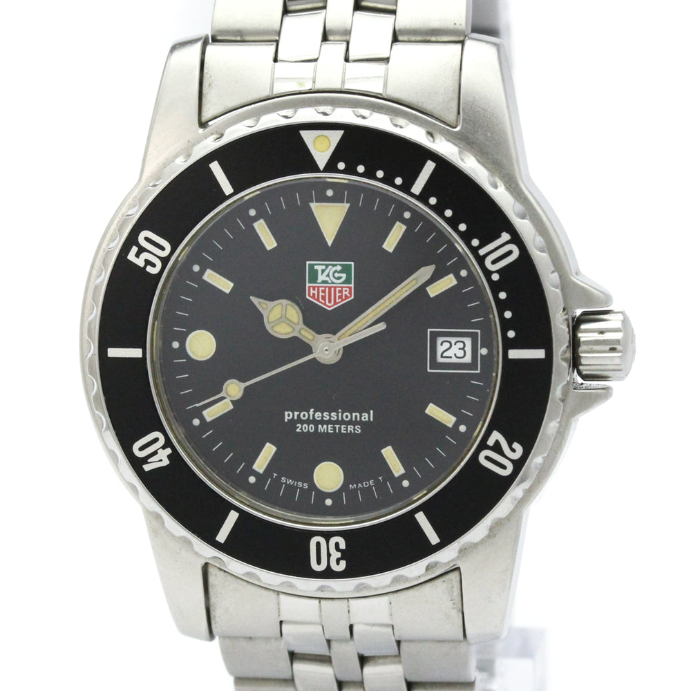 TAG HEUER 1500 Professional Stainless Steel Quartz Mens Watch WD1210 — Good