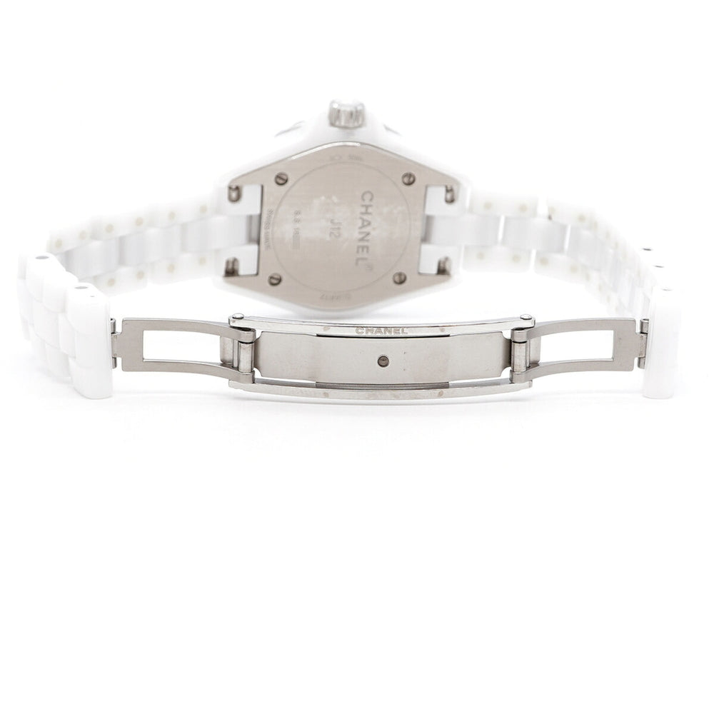 Chanel J12 Diamond H2572 White Dial Women's Watch — Good
