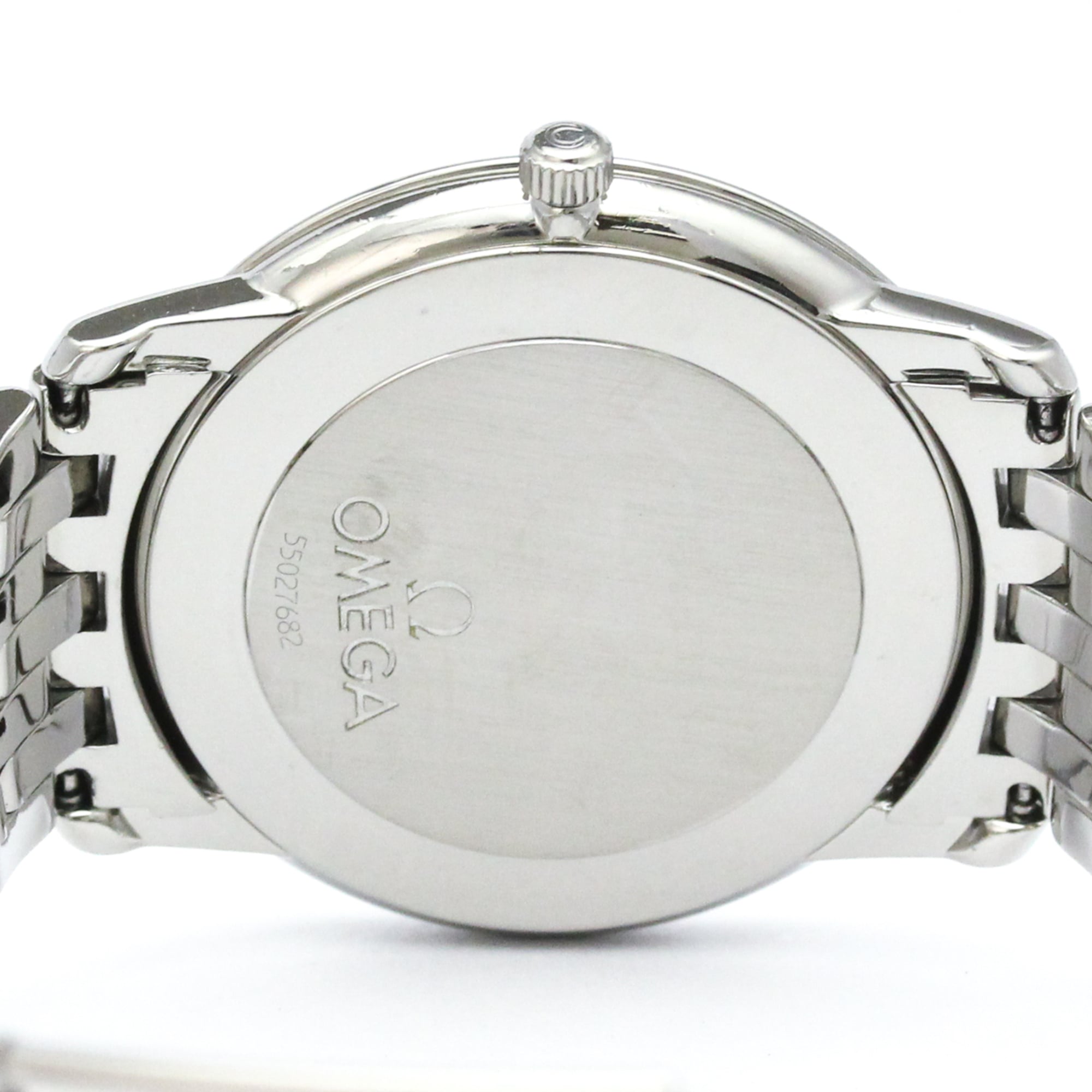 OMEGA De Ville Prestige Steel Quartz Mens Watch 4510.21 Polished — Very Good