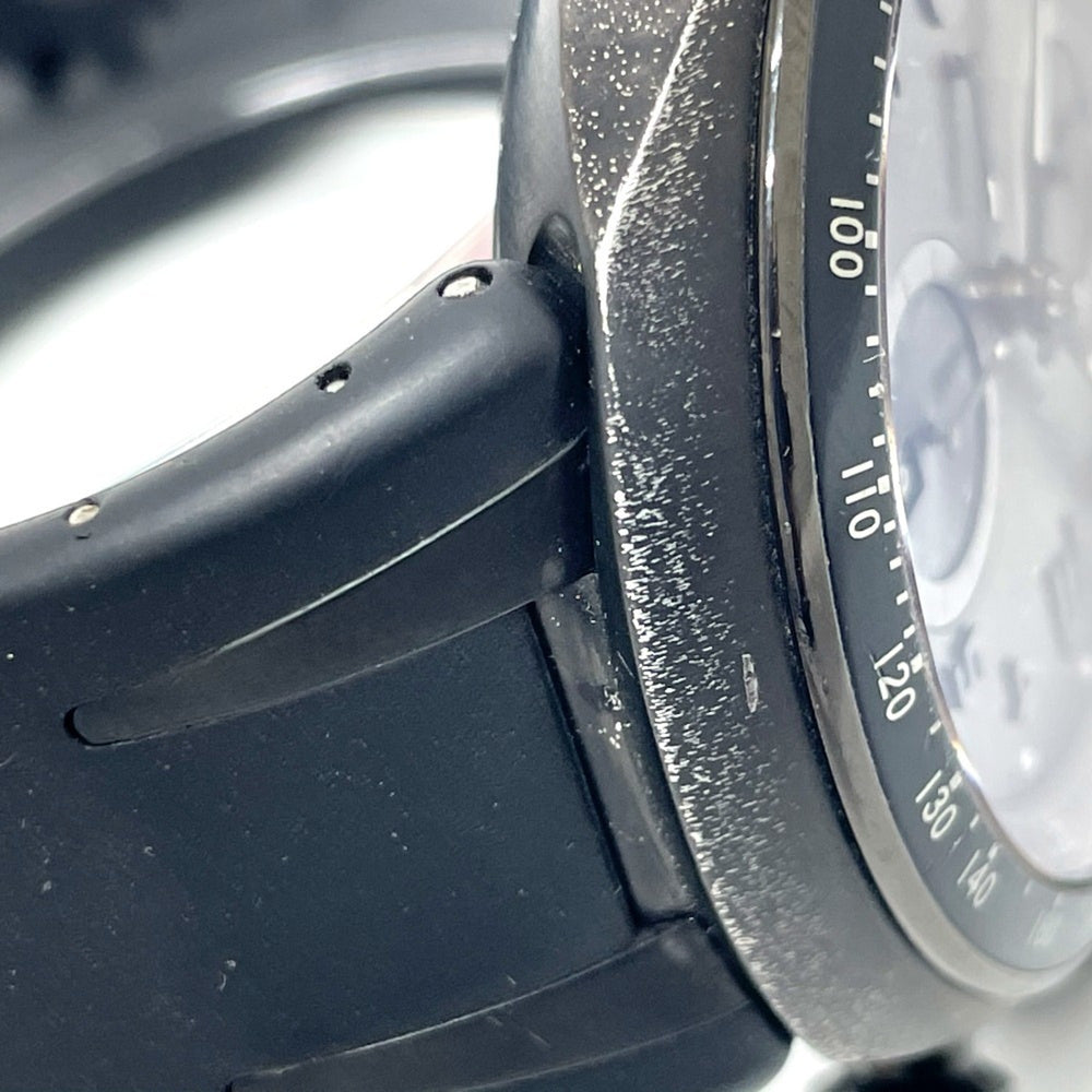 ORIS 7611 Chronograph TT3 CHRONOGRAPH BLACK Automatic Watch with Titanium/Rubber Strap, Men's, Black — Good