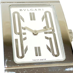 Bulgari BVLGARI watch, total weight 74g, stainless steel, quartz movement, white dial, RT39S — Good