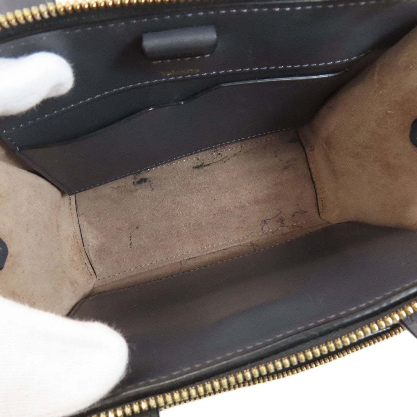 Valextra Mini Passa Tote 2-Way Handbag, Leather, Women's