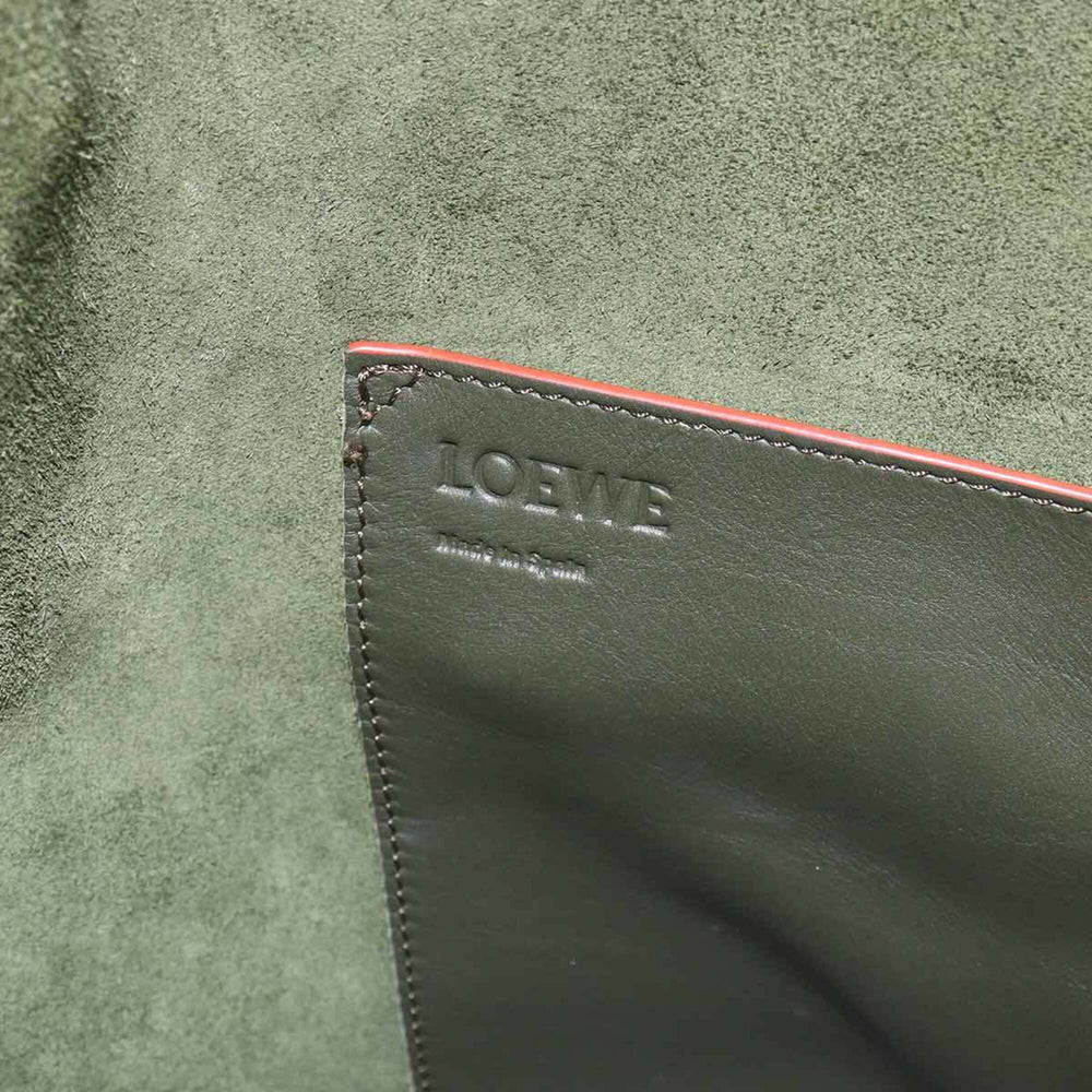 Loewe Balloon Small Shoulder Handbag, Leather, Green, Gold Hardware — Like New