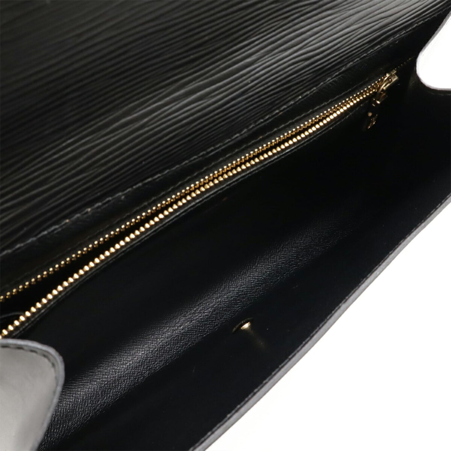 LOUIS VUITTON Epi Art Deco Second Bag/Clutch Bag in Black Leather (M52632)