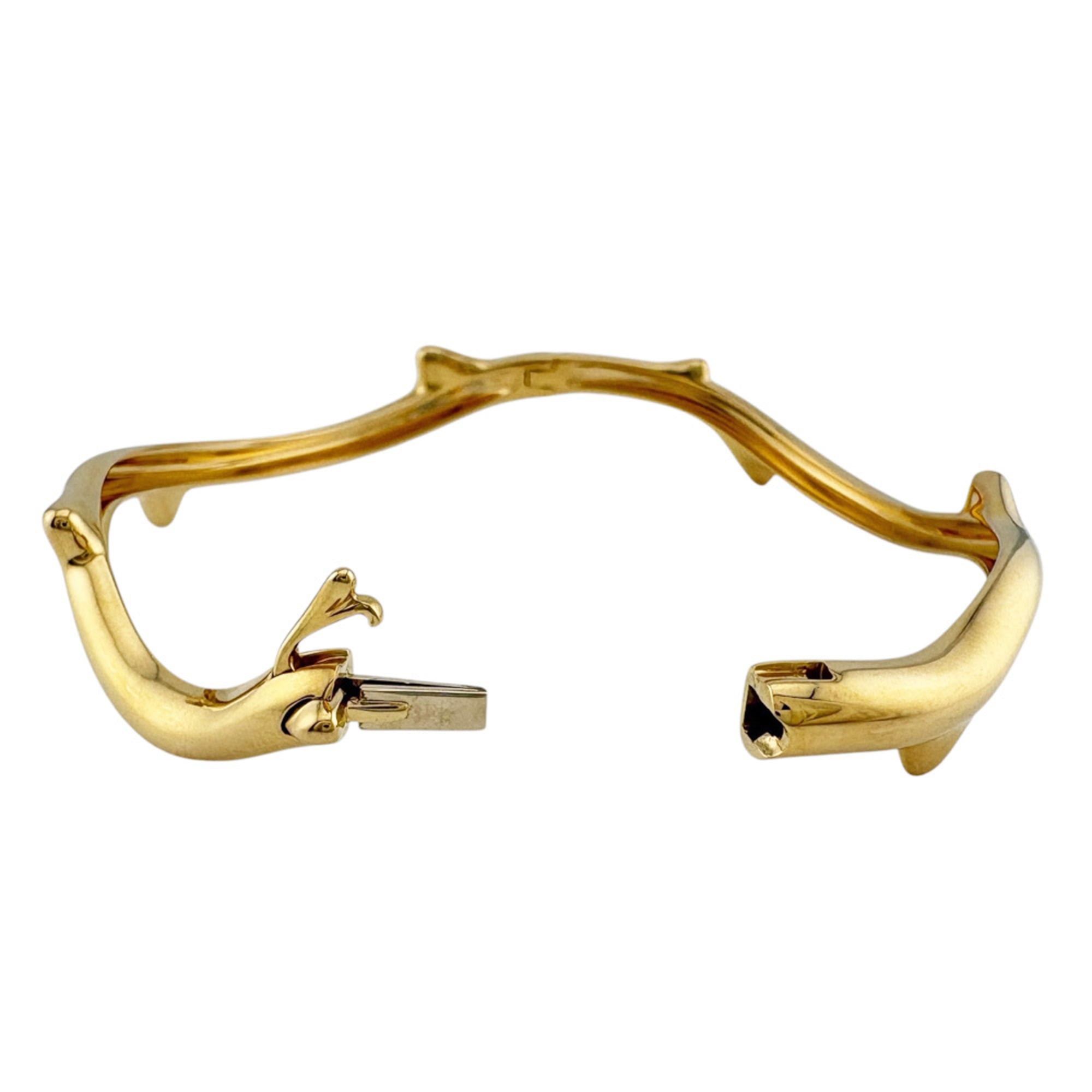 Christian Dior Dior Bois de Rose Bangle, 18K Yellow Gold, Women's — Like New