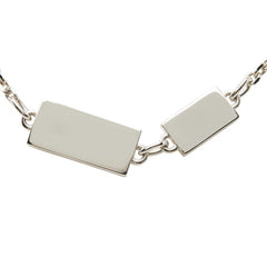 Fendi Logo Plate Necklace 1A0923 Metal Women's FENDI — Like New