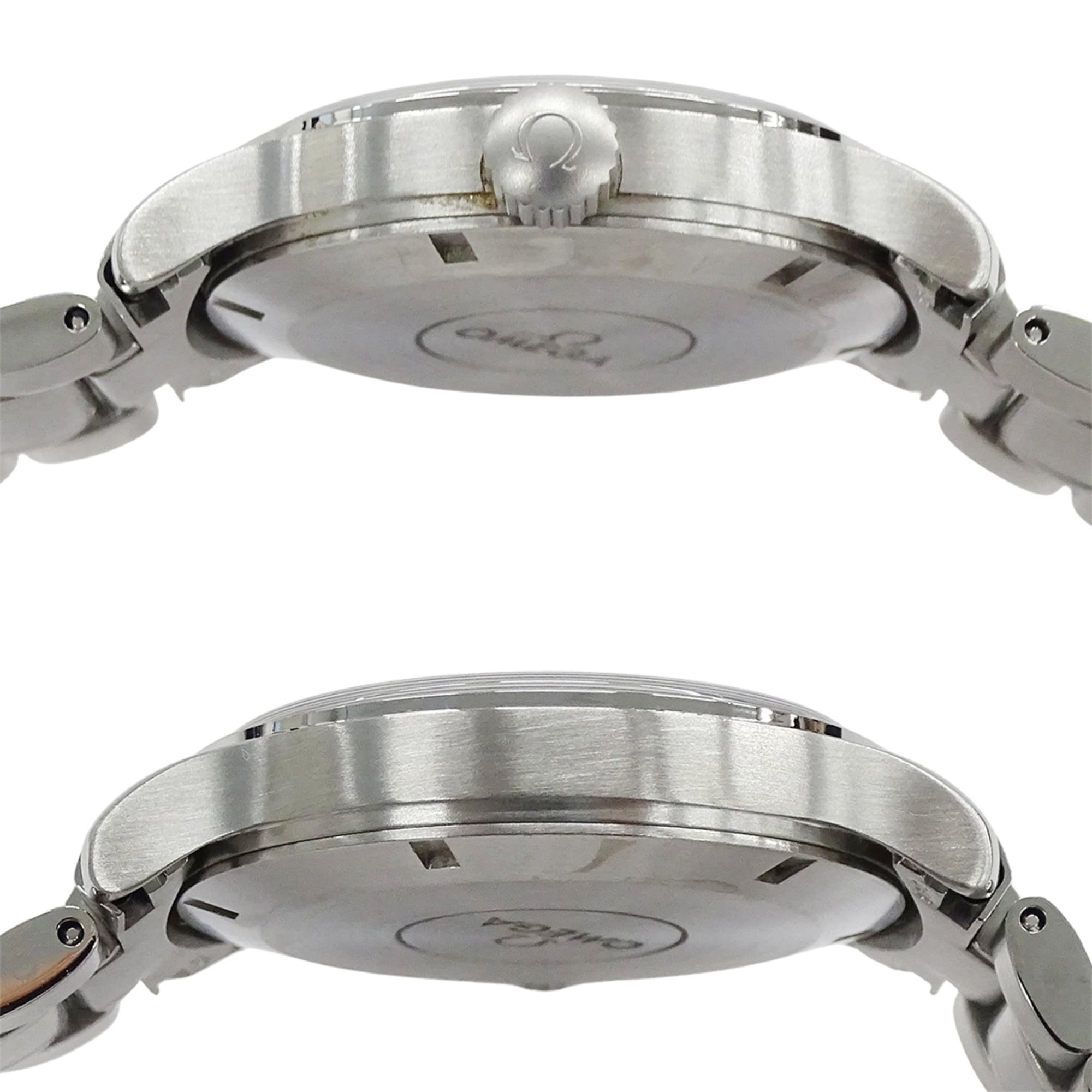 Omega Classic 5203.81 Men's Watch, Brand Name, Date, Automatic Movement, Stainless Steel (SS), Silver & Blue — Good