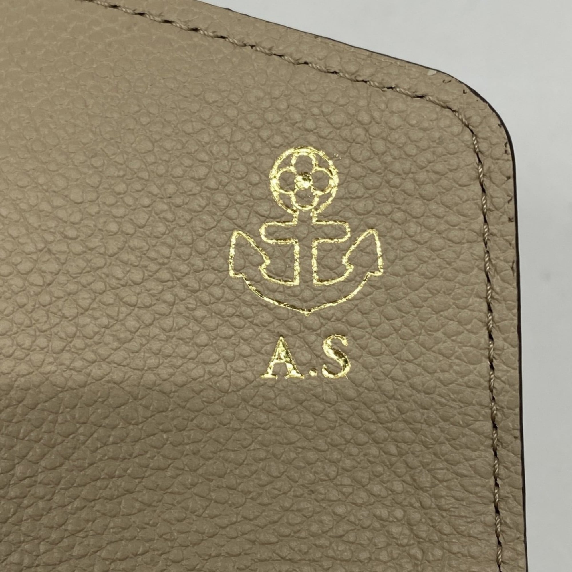 Louis Vuitton Monogram Empreinte Portefeuille Sarah M68708 Tourterelle Long Wallet for Women