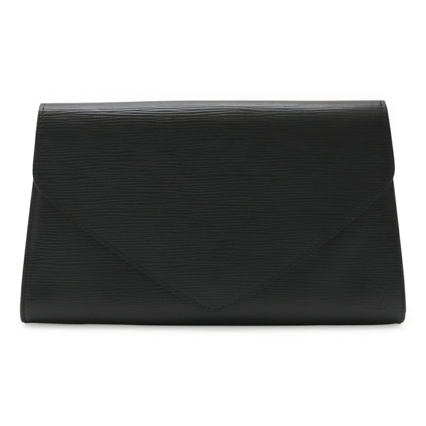 LOUIS VUITTON Epi Art Deco Second Bag/Clutch Bag in Black Leather (M52632)
