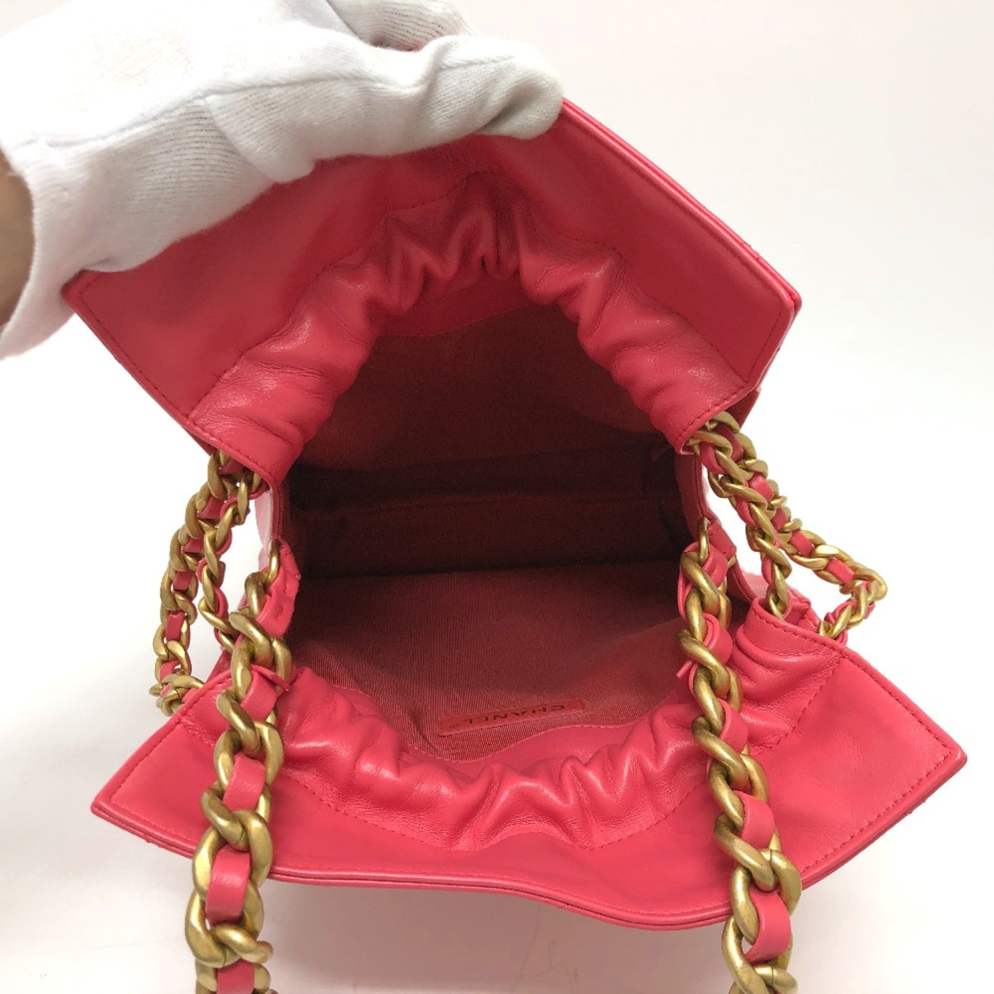 Chanel Chain Hand Bag pink GoldHardware — Like New