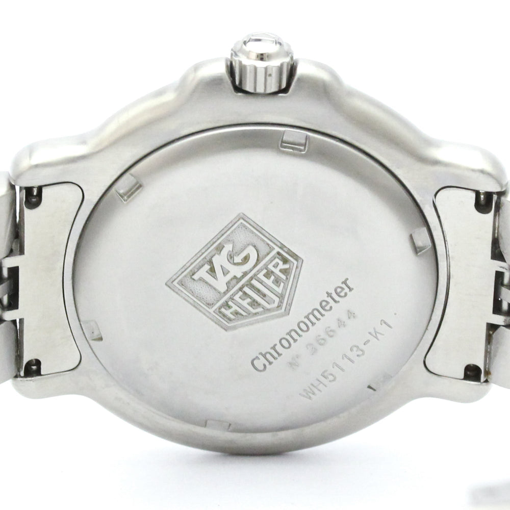 TAG HEUER 6000 Chronometer Steel Automatic Mens Watch WH5113 Polished — Very Good