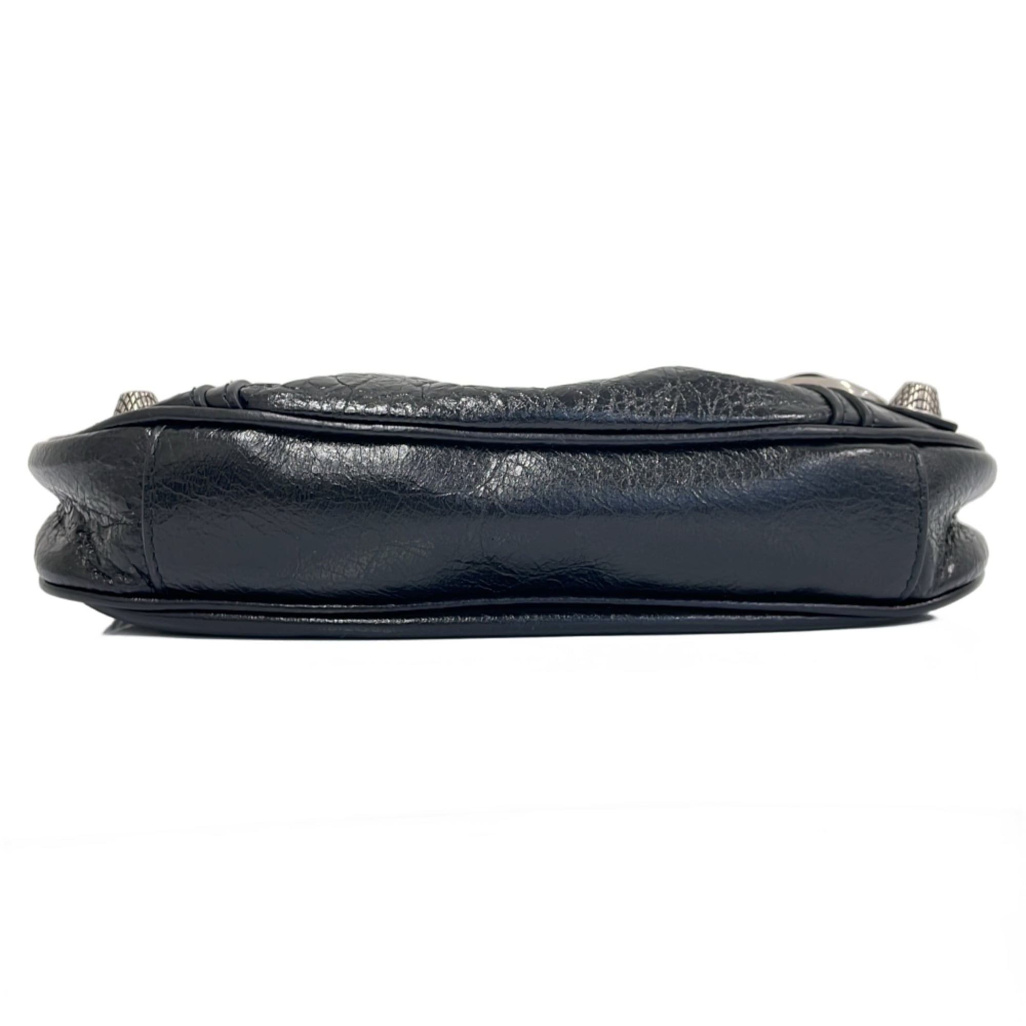 BALENCIAGA Le Cagoule Mini 2-way Chain Shoulder Bag 695814 Black Women's — Like New