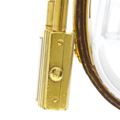 HERMES Kelly Watch Gold Plated Leather Quartz Ladies Watch — Good