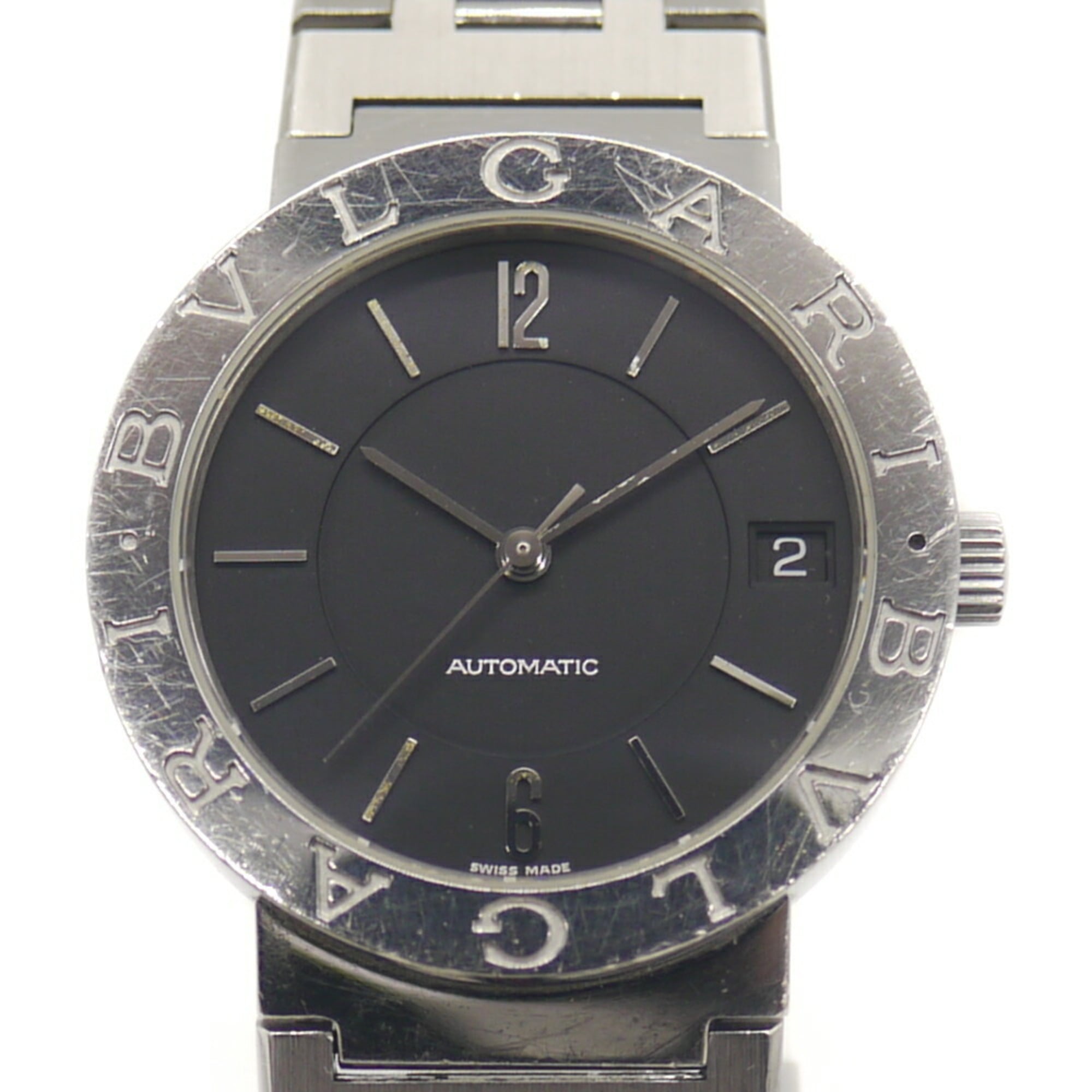 BVLGARI Bulgari Date Automatic Watch BB33SS Black Dial — Fair