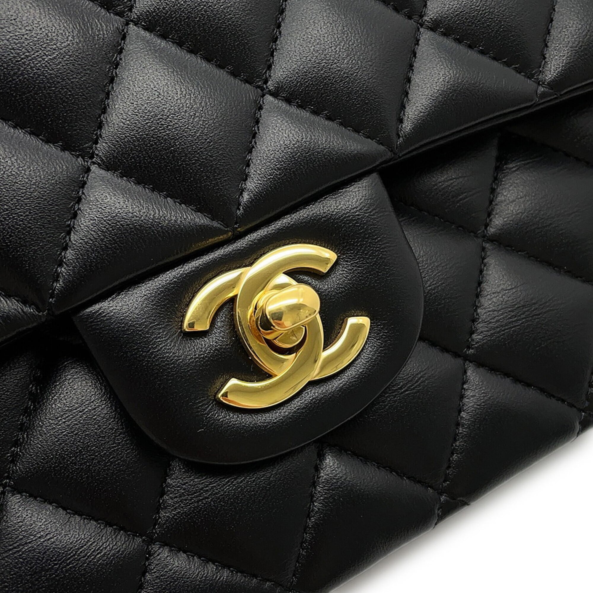 Chanel Chain Shoulder Bag Matelasse 25 Coco Mark Lambskin Double A01112 CHANEL Handbag Women's — Like New