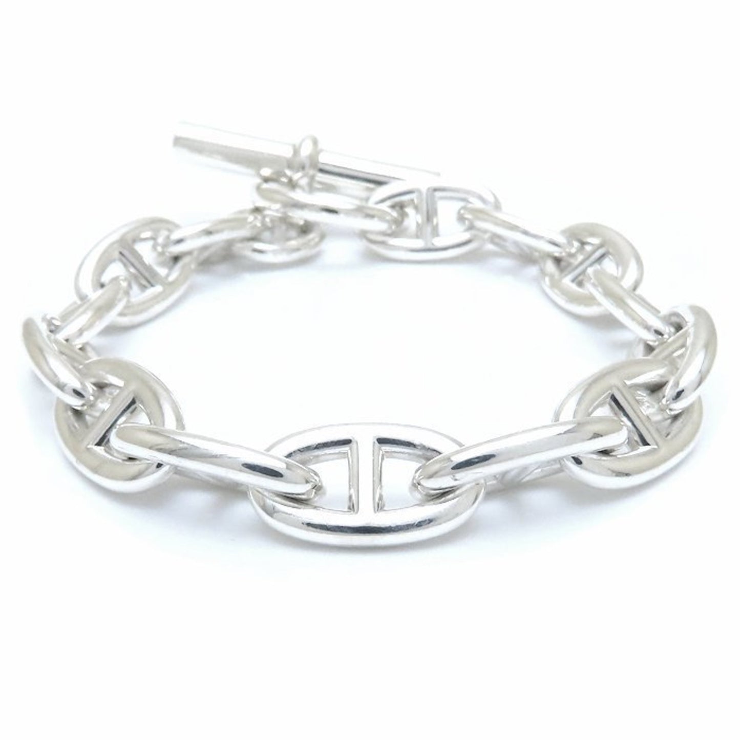 HERMES Chaine d'Ancre Bracelet GM Silver 925 294091