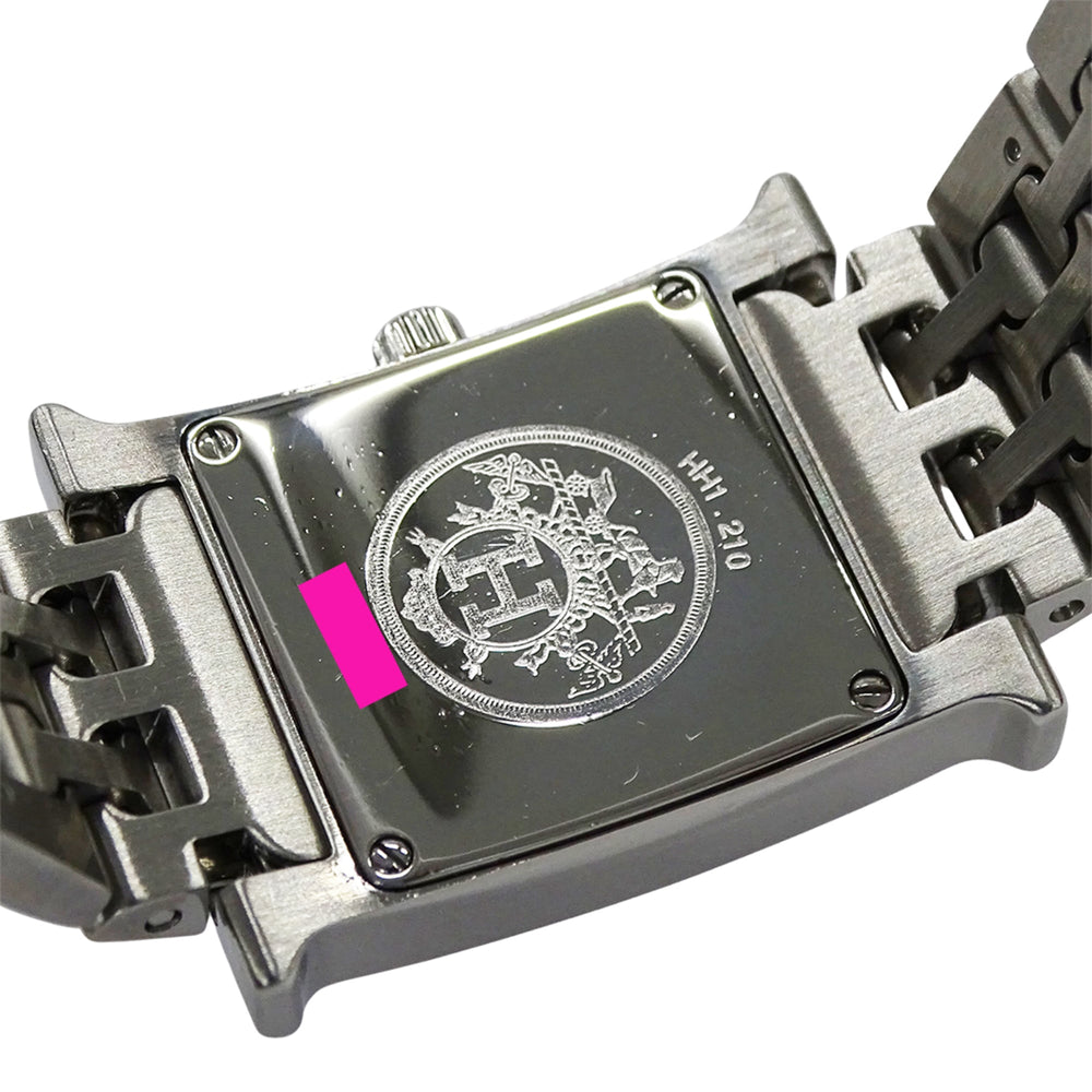 Hermes HERMES Women's Watch, Brand H-Watch, Quartz, Stainless Steel (SS), HH1.210, Silver/Ivory — Good