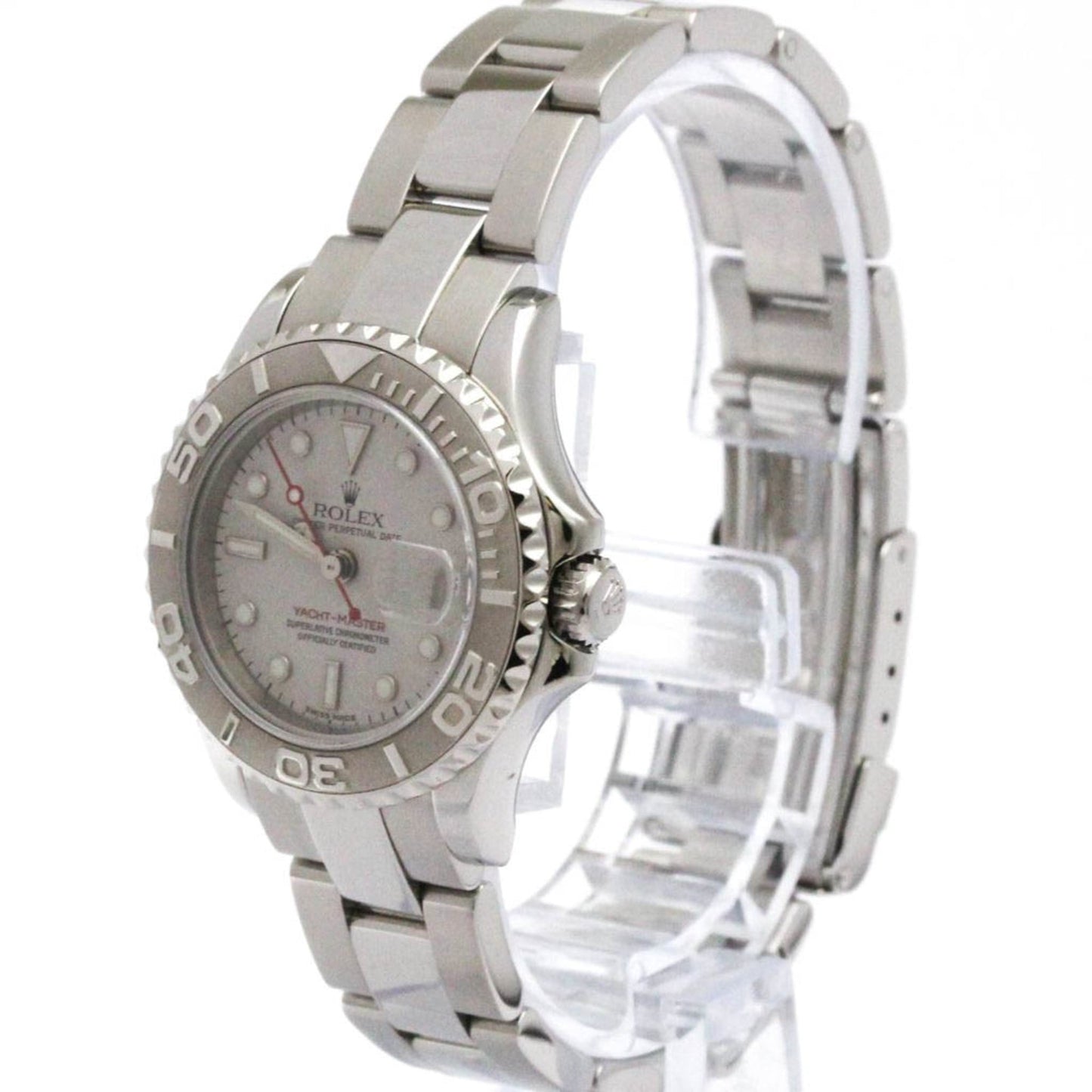 ROLEX Yacht-Master Platinum Steel Automatic Ladies Watch 169622 Polished