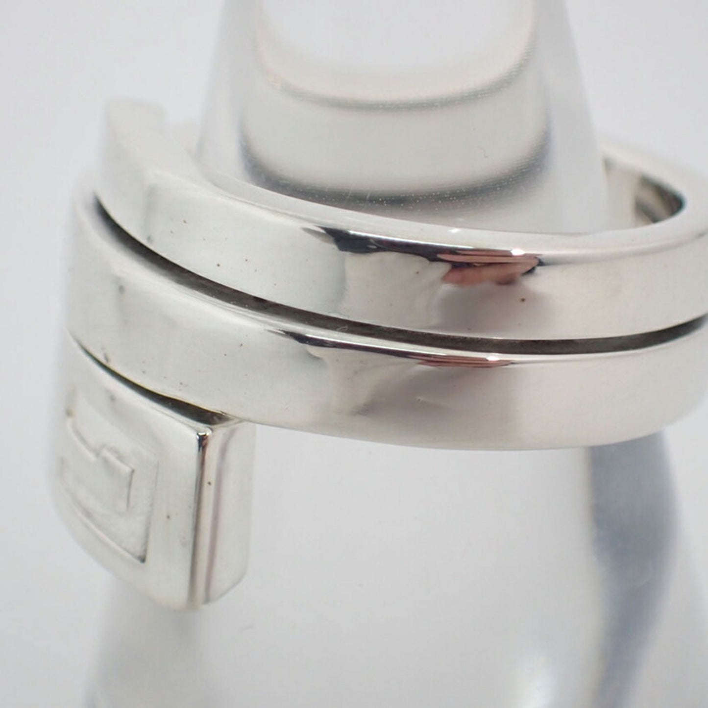 GUCCI 925 Spiral G Snake Ring, Size 13.5, j92-2