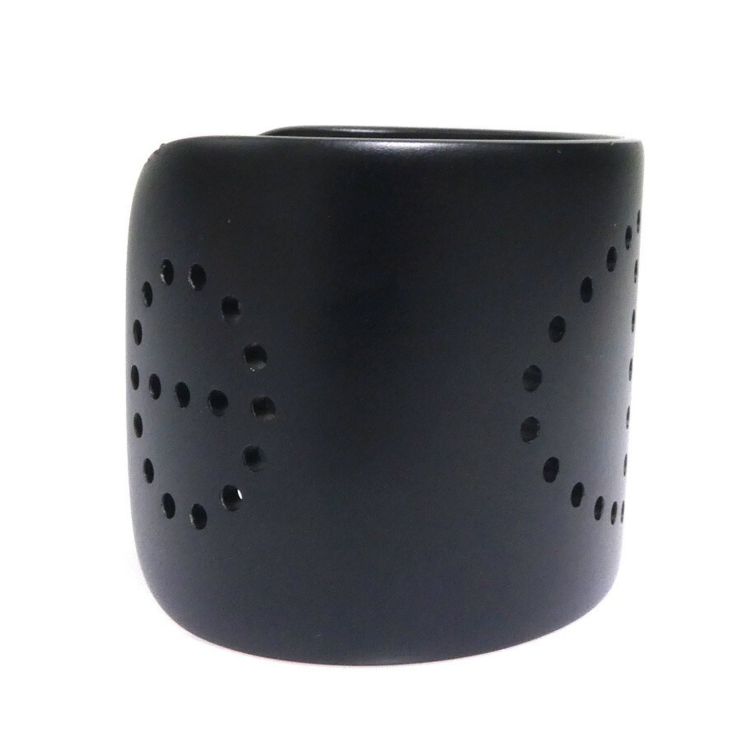 Hermes HERMES Bangle Bracelet H Aluminum Black Women's e60606g