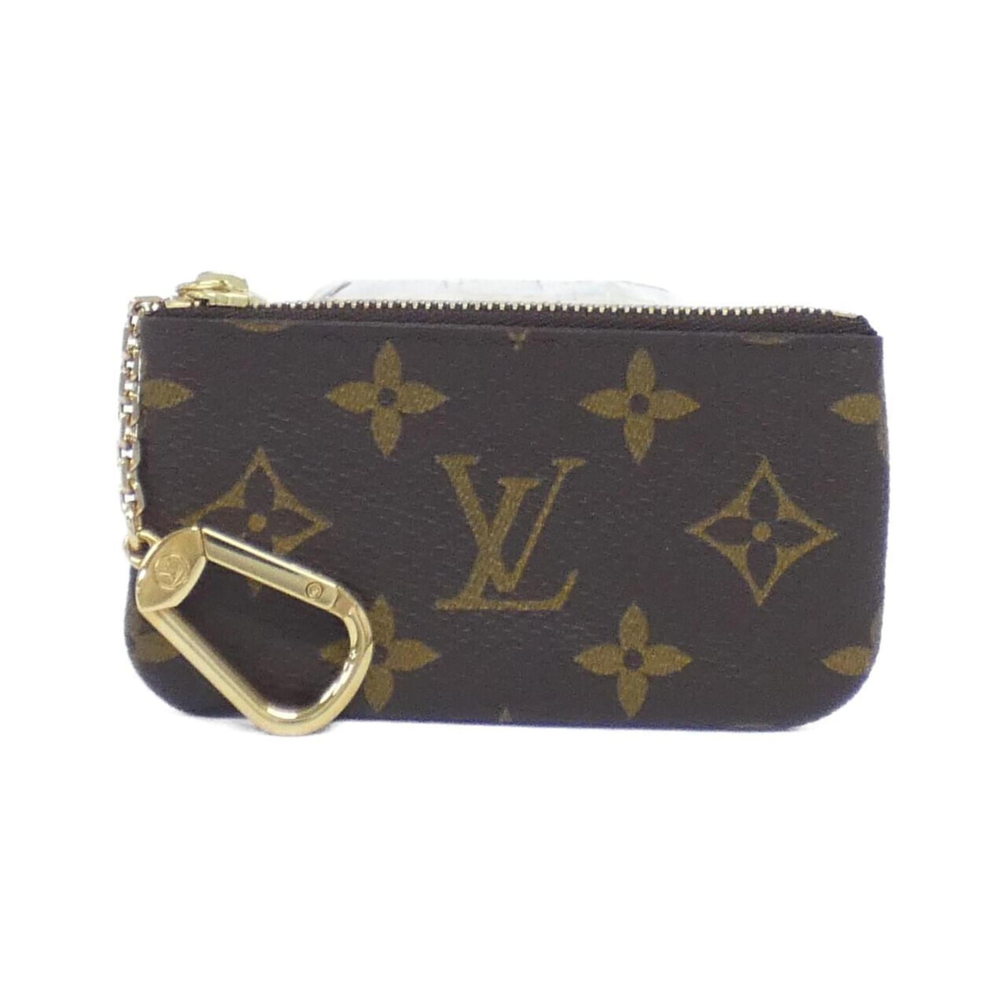 Louis Vuitton Monogram Pochette Cle M62650 Coin & Key Case