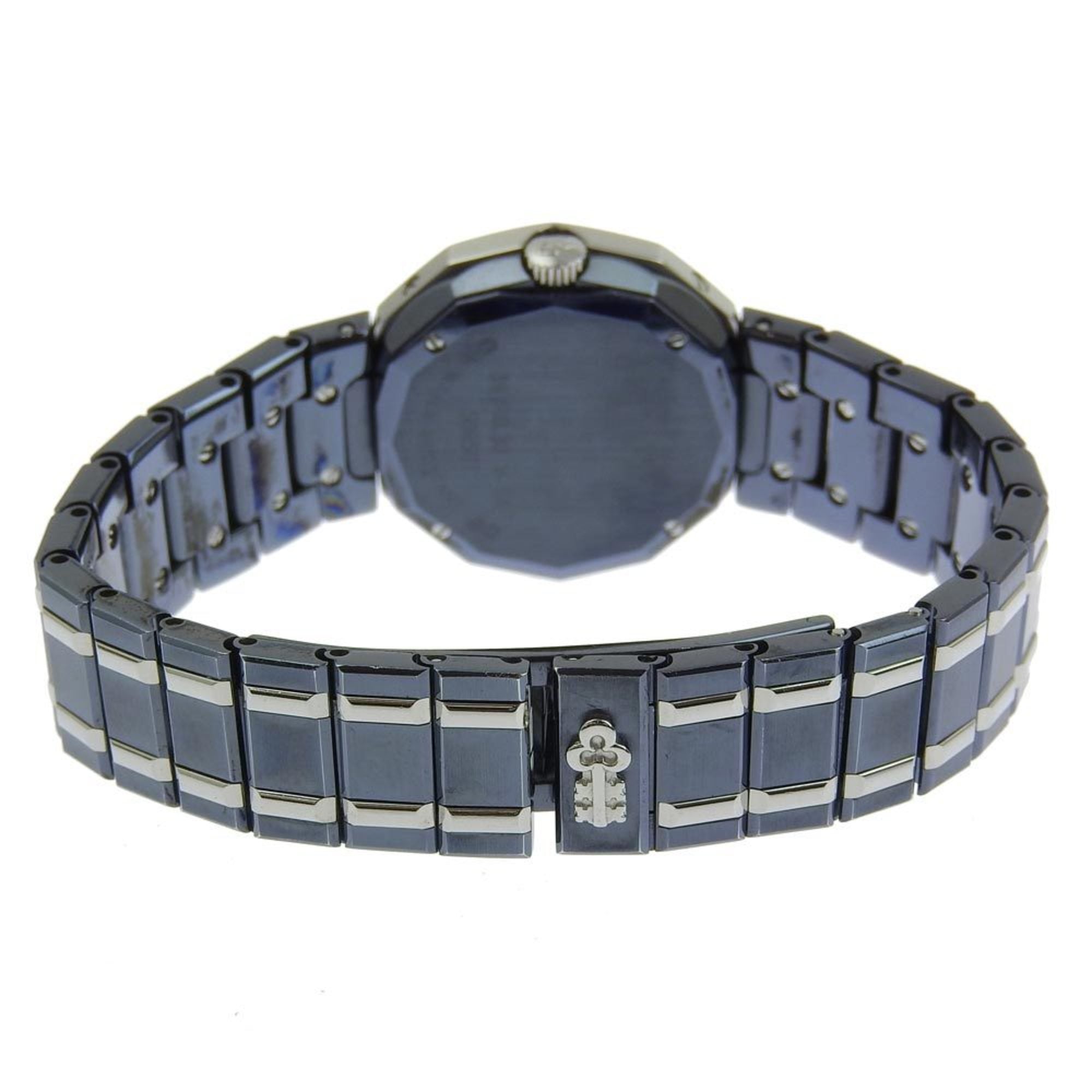 CORUM Corum Admiral's Cup Watch 39.610.30 V-50 Stainless Steel x Gun Blue Navy Quartz Analog Display Women's Dial — Good