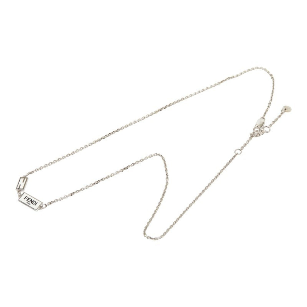 Fendi Logo Plate Necklace 1A0923 Metal Women's FENDI — Like New
