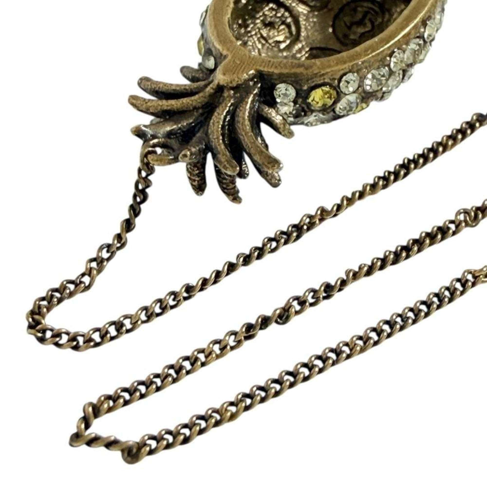 Gucci Women's Single Pineapple Earring with Threader Chain — Like New