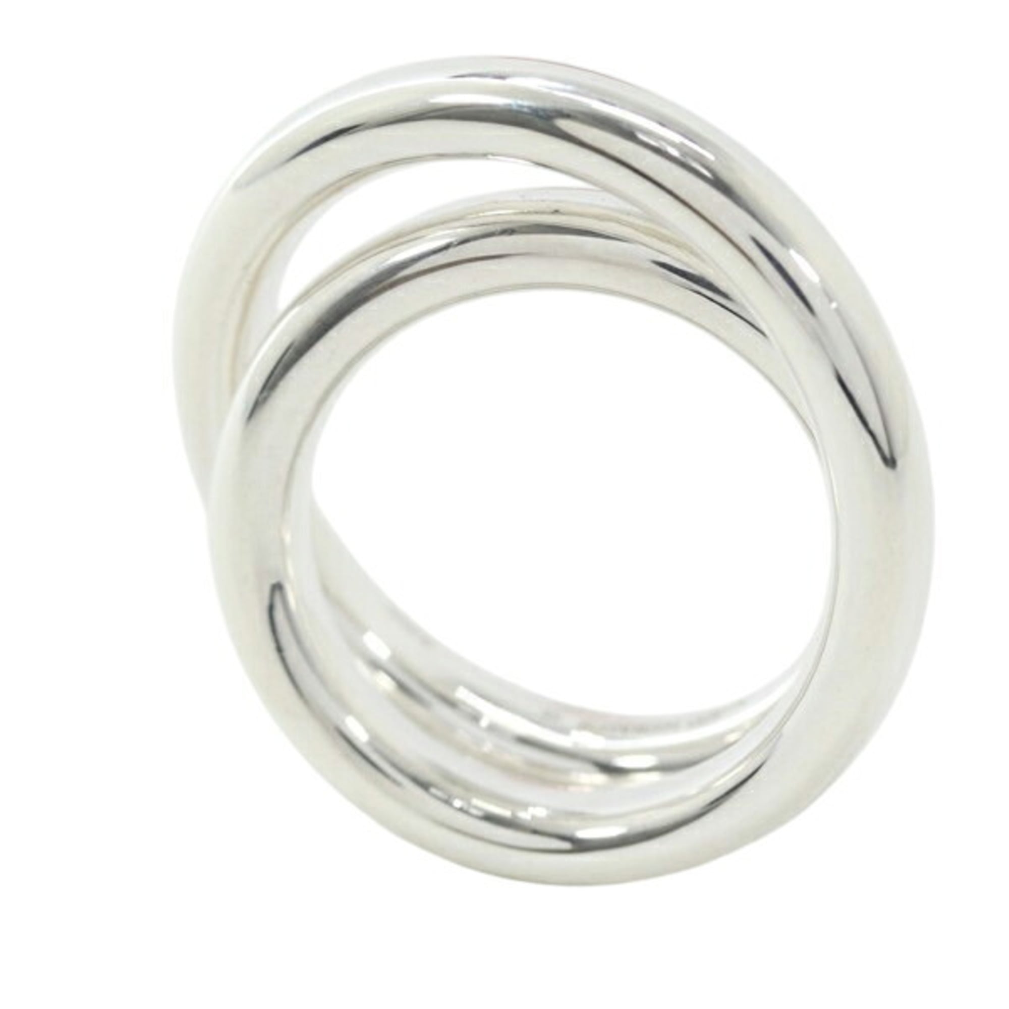 HERMES Vertige Ring #55 Ag925 (Margiela style ring, men's/women's, T6180) — Like New