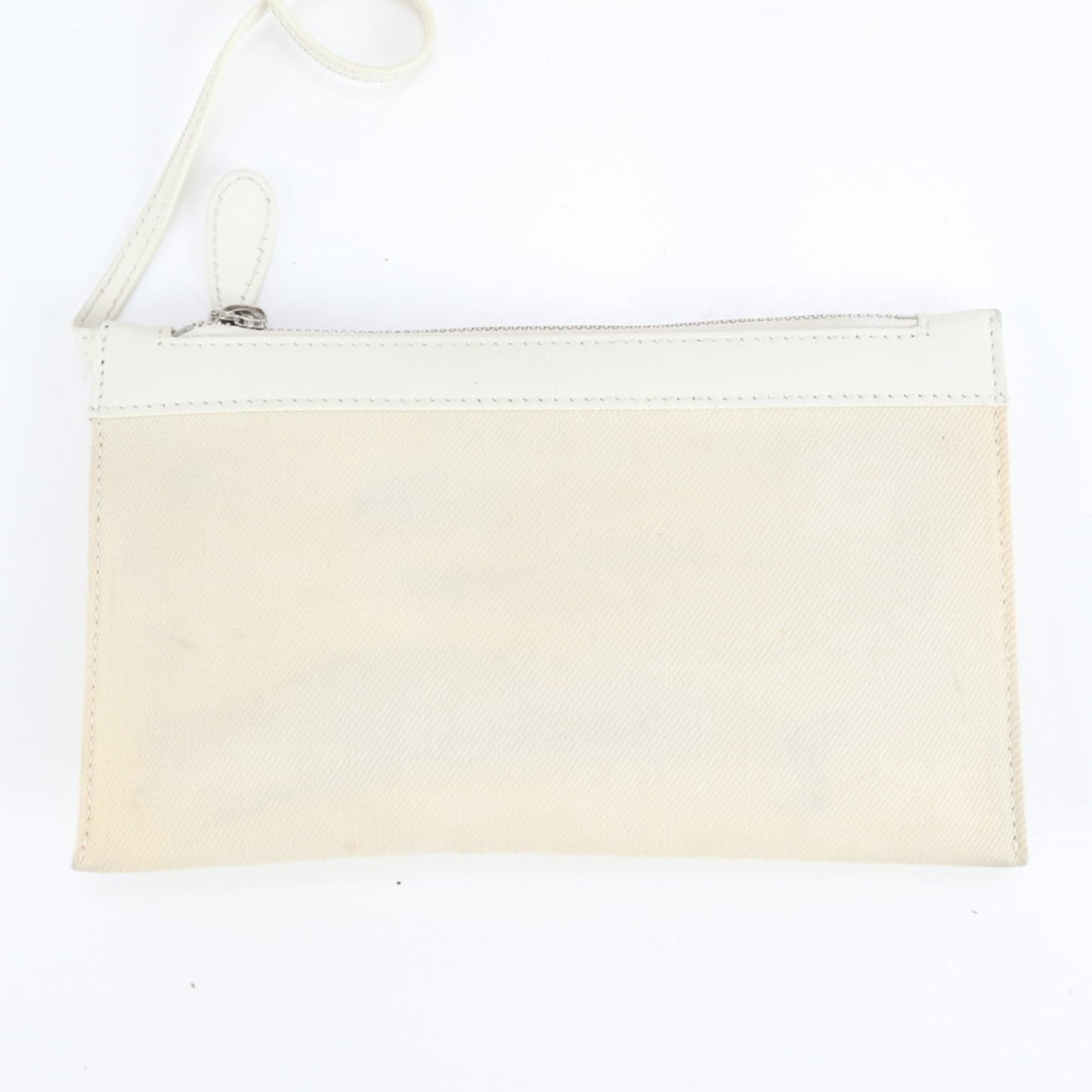 Balenciaga Navy Cabas Small Leather Tote Bag with Pouch, 339933, White, Women's