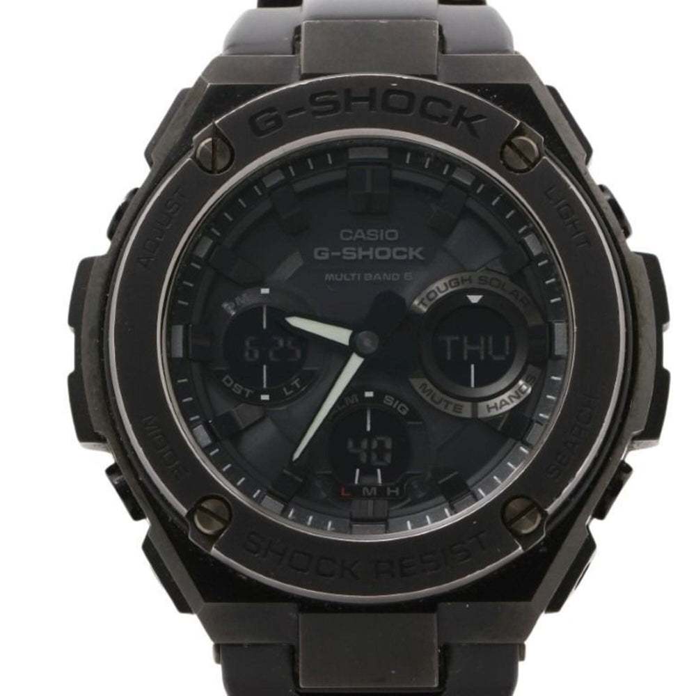 CASIO G-SHOCK G-STEEL GST-W110BD-1BJF Black Stainless Steel Men's Watch — Good