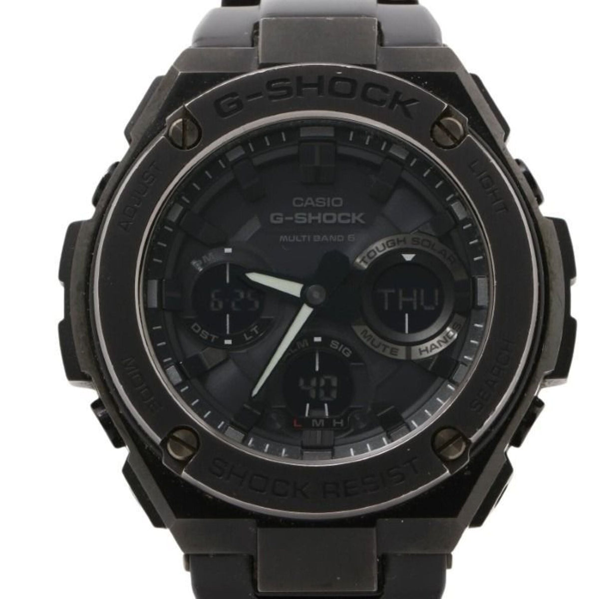 CASIO G-SHOCK G-STEEL GST-W110BD-1BJF Black Stainless Steel Men's Watch — Good