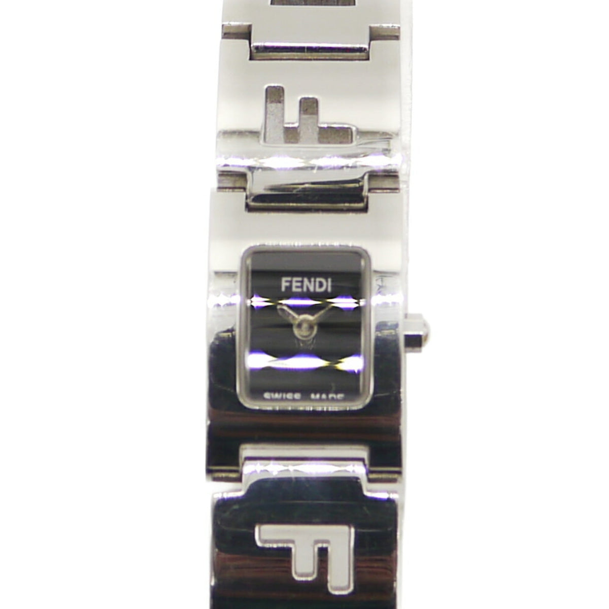 FENDI 3150L Square Quartz Watch with Black Dial for Women — Good