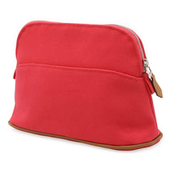 HERMES Bolide Pouch 20 Multi-Pouch Canvas Leather Fuchsia Pink — Like New