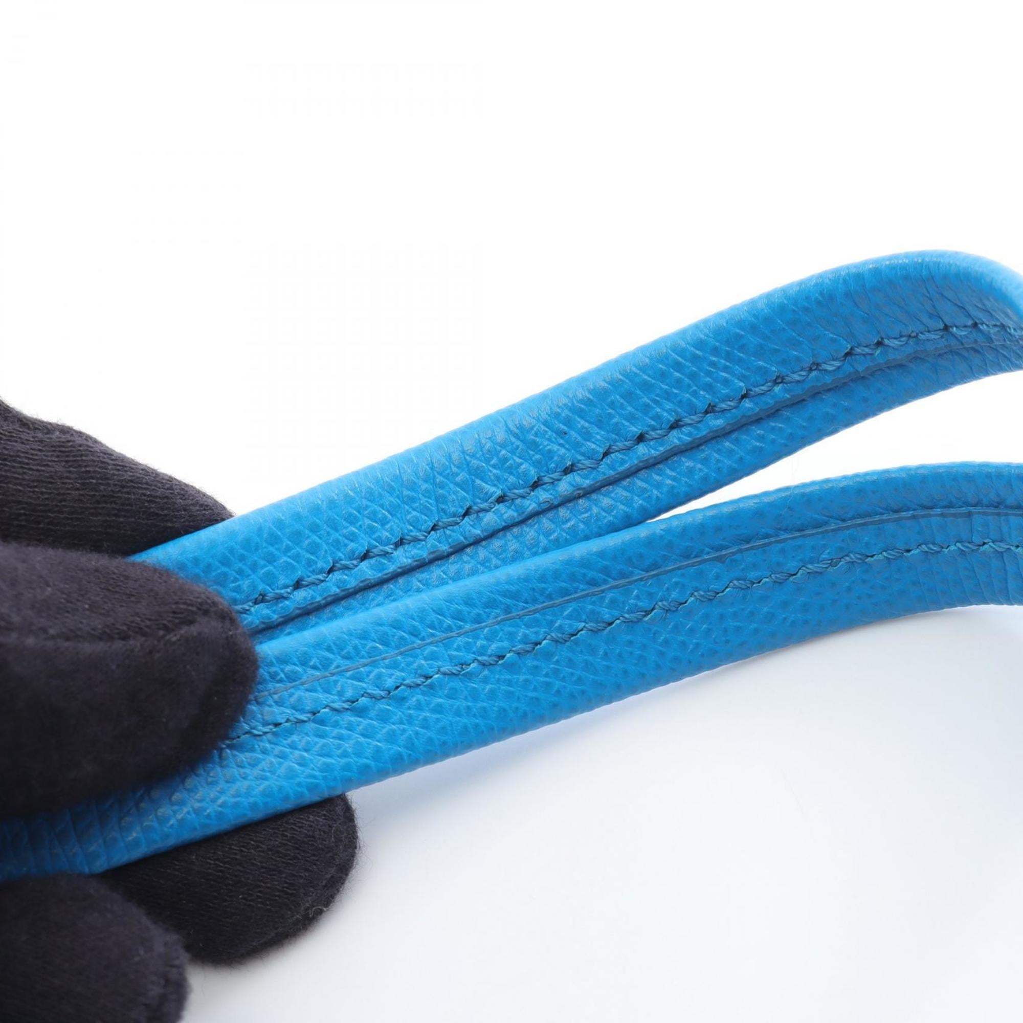 Celine Vertical Small Cabas Tote Bag, Leather, Women's, Blue