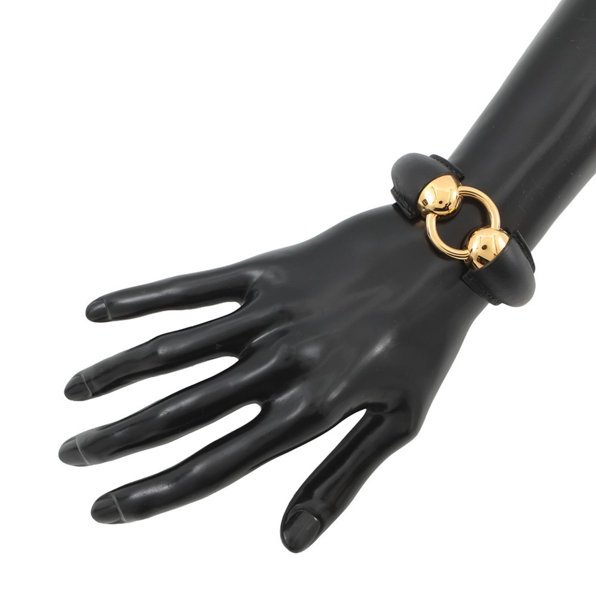 Hermes Bracelet Epure Eskettle Black Swift W Stamp Bangle HERMES BRACELET — Like New