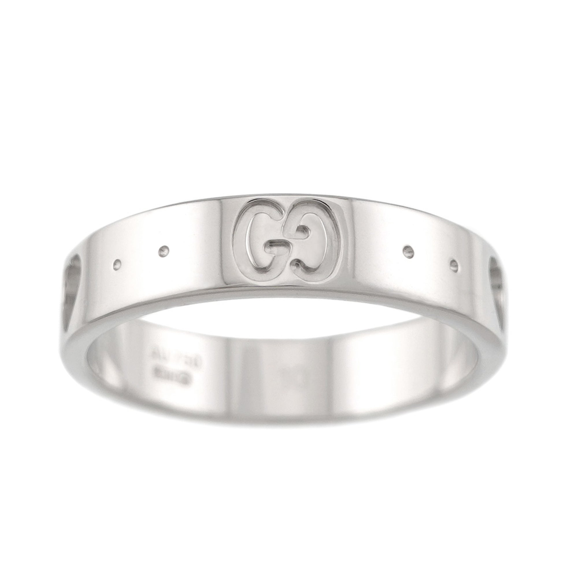 Gucci Icon Amor #10 Ring, 18K WG (White Gold 750) — Like New