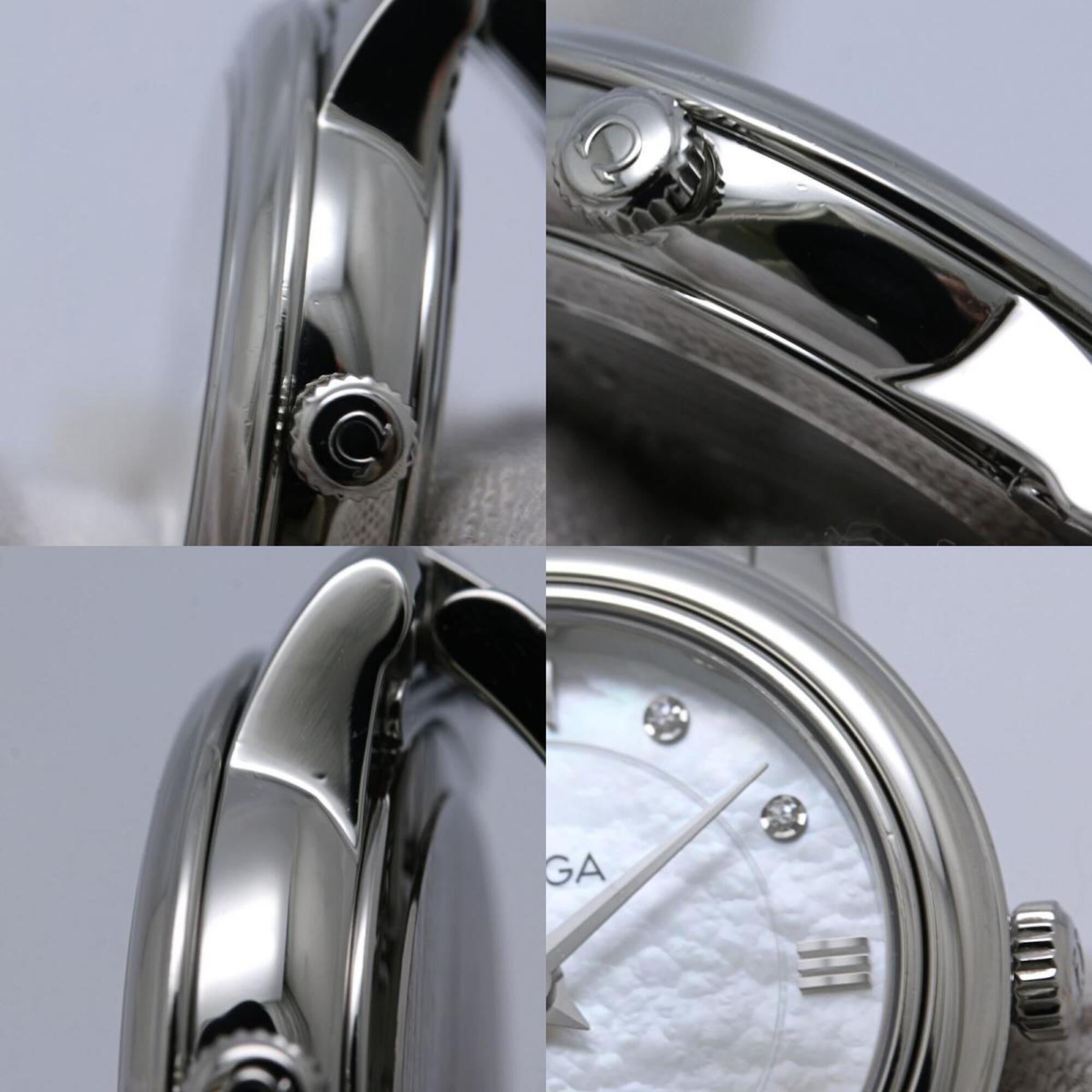 OMEGA De Ville Prestige 8-Diamond Watch 424.10.24.60.55.001 Women's Stainless Steel 40455 — Good