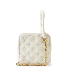Louis Vuitton Monogram Embossed Square Bag M23059 - 2-way Shoulder Women's Handbag LOUIS VUITTON — Like New